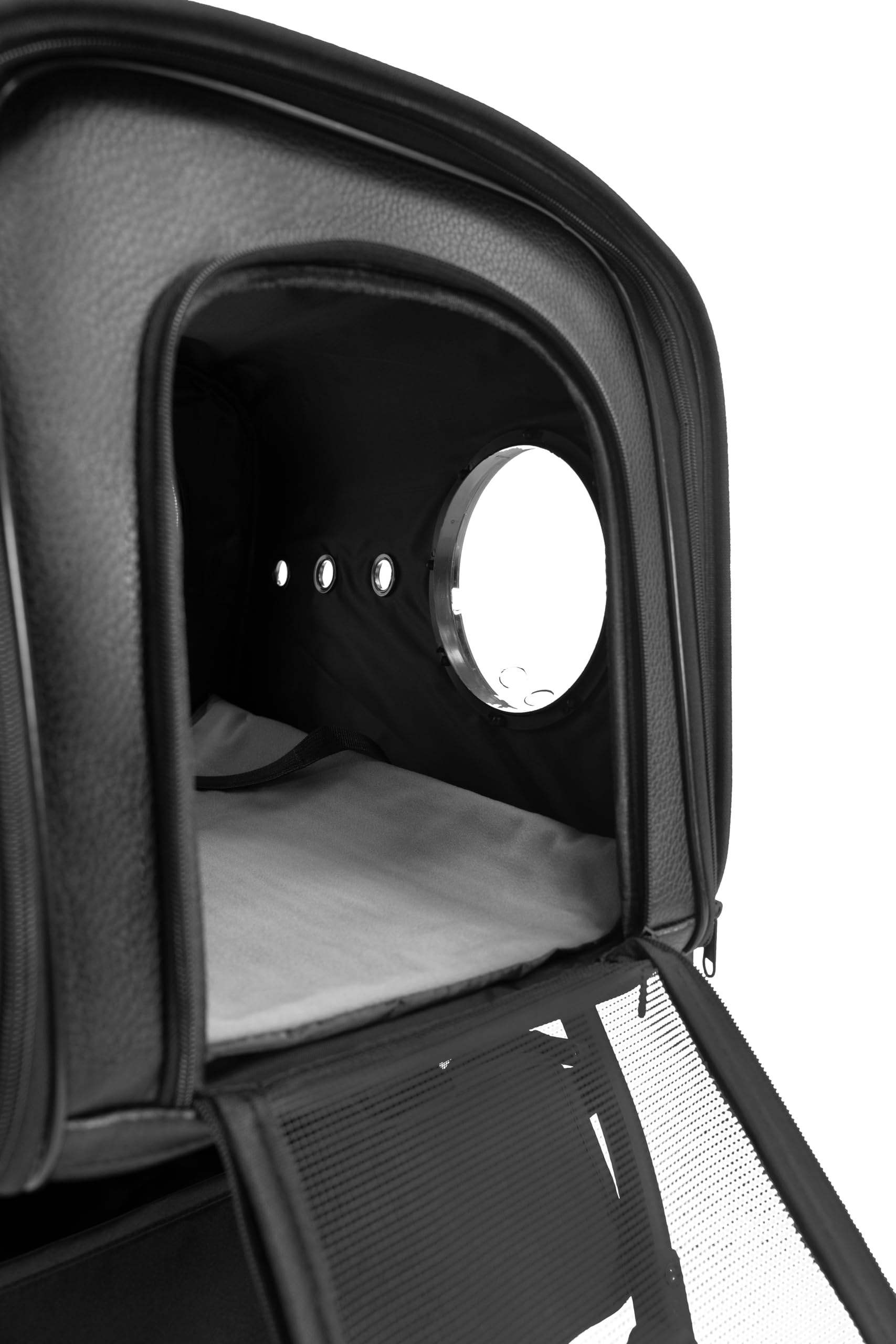 Muxi Carrito para perros y gatos 2 en 1 de lujo plegable con transportín extraíble ruedas delanteras 360° con amortiguación estructura plegable para animales pequeños y medianos (Gris)