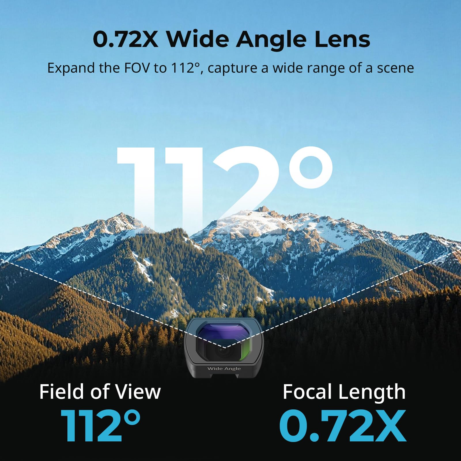 SmallRig Lente gran angular magnética, ND y CPL y filtro de efecto para DJI Osmo Pocket 3 accesorios, paquete de 4 lentes gran angular CPL 1/4 de difusión negra variable ND2-32, vidrio óptico HD