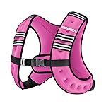 PACEARTH Weighted Vest,6lb/8lb/10lb/12lb/16lb/20lb/25lb/30lb Weight Vest with Reflective Stripe, Body Weight Vests for Women, Men, Weight Loss Workout, Strength Training, Running, Walking, Jogging