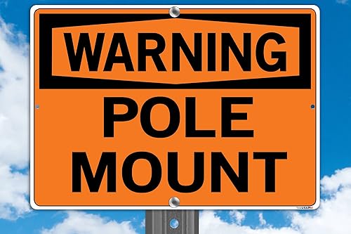 Miniatura 4 de Señal de advertencia de aluminio Vestil SI-W-45-E-AL-063-S, 1