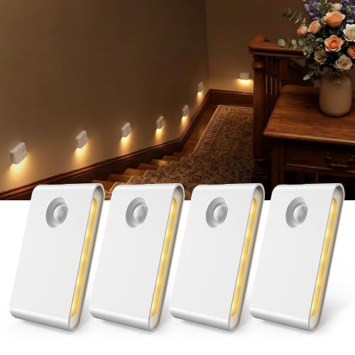 EZVALO 4 Pack Motion Sensor Night Lights
