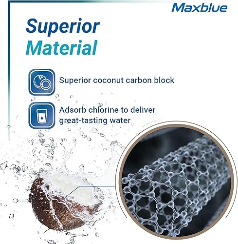 Miniatura 5 de Maxblue MB-F08 Repuesto para 4396841, Everydrop Filter 3, EDR3RXD1, 4396710, Kenmore 46-9083, 46-9030, filtro de agua para refrigerador, 3 filtros