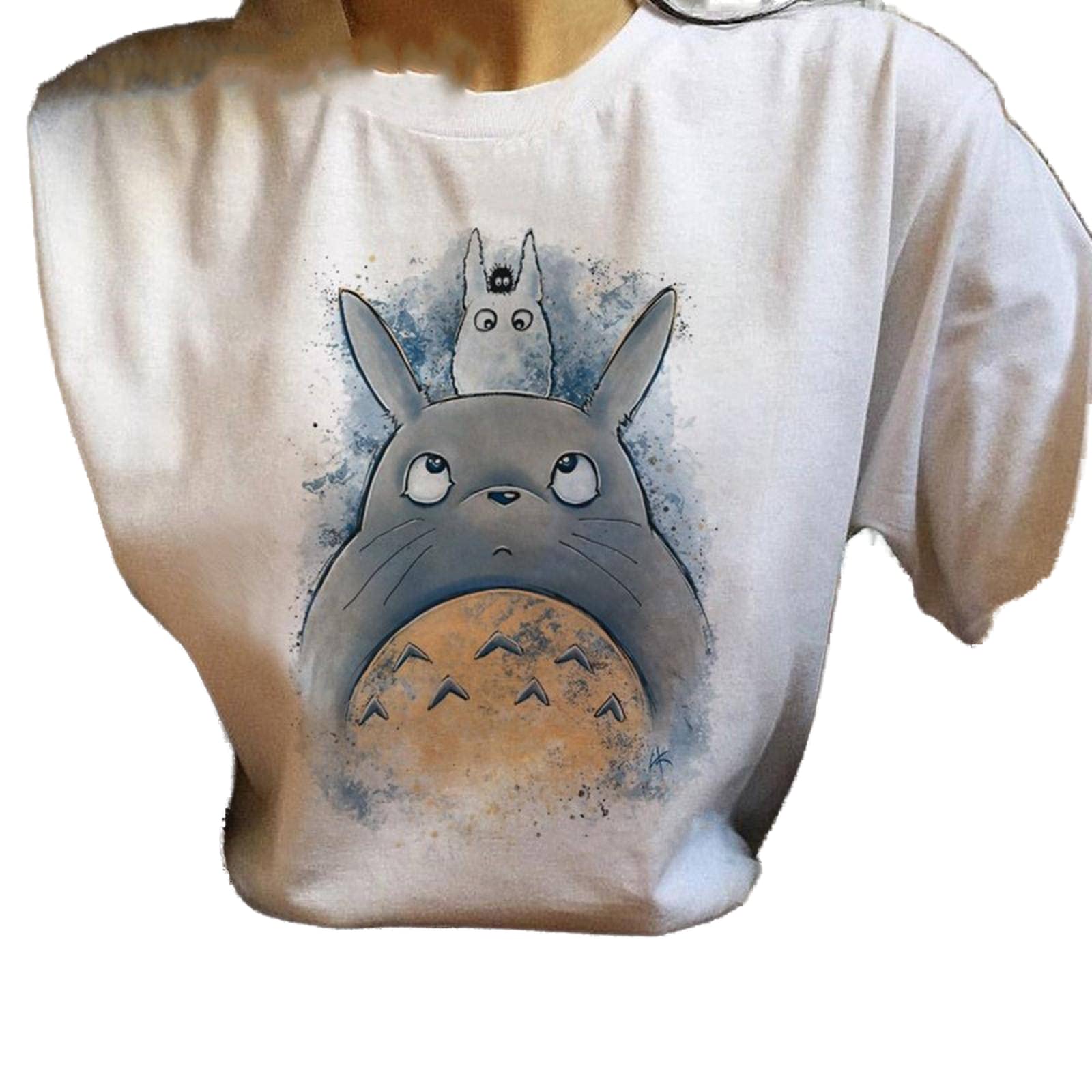 NCTotoro Kawaii Funny Cartoon T Shirt Women Studio Ghibli Cute Anime T-shirt Harajuku Ullzang Graphic Tshirt90s Top Tees Female