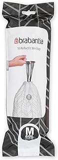 Brabantia PerfectFit çöp torbası, beyaz, 60 litre/