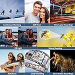 Digital Camera for Photography, 4K Vlogging Camera for YouTube 3" 180° Flip Screen 18X Digital Zoom Compact Retro Cameras with 32GB TF Card & 2 Batteries, Black - Image 5