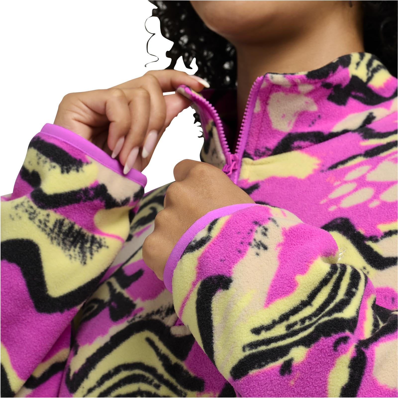 Jack Wolfskin Paw Era 100 Damen-Fleece halber Reißverschluss