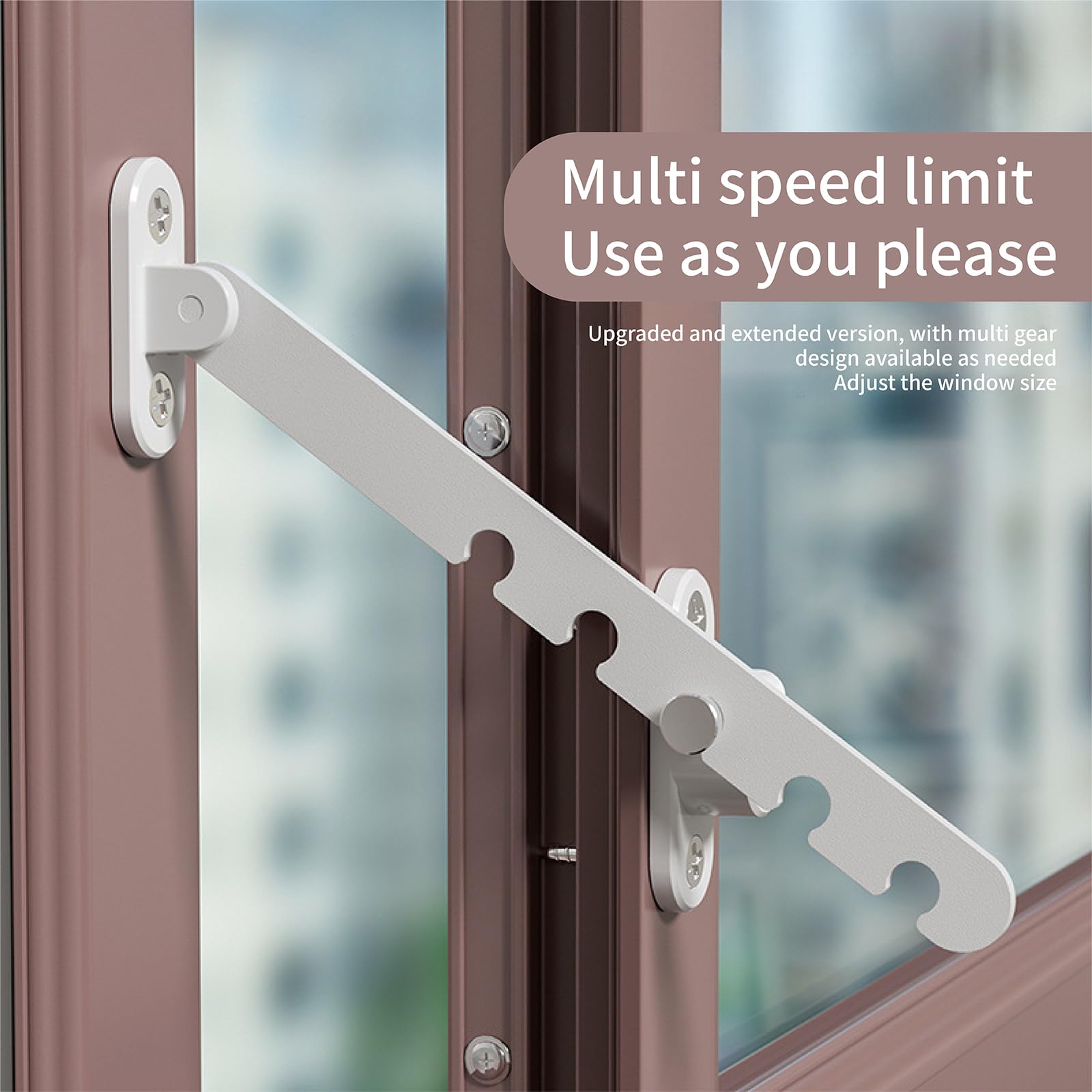 Oligitdi Window Lock Children Protection Window Restrictor Child Safety Window Stopper Falling Prevention Locks — Amazon image 2
