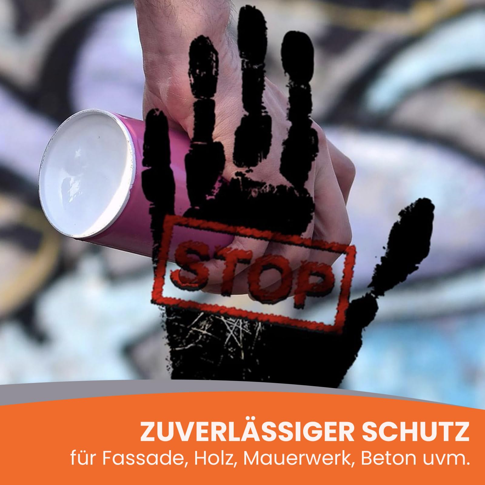 BEKATEQ BE-525 Anti-Graffiti 2,5l Graffitischutz für Fassade Beton Mauerwerk Putz Stein Holz