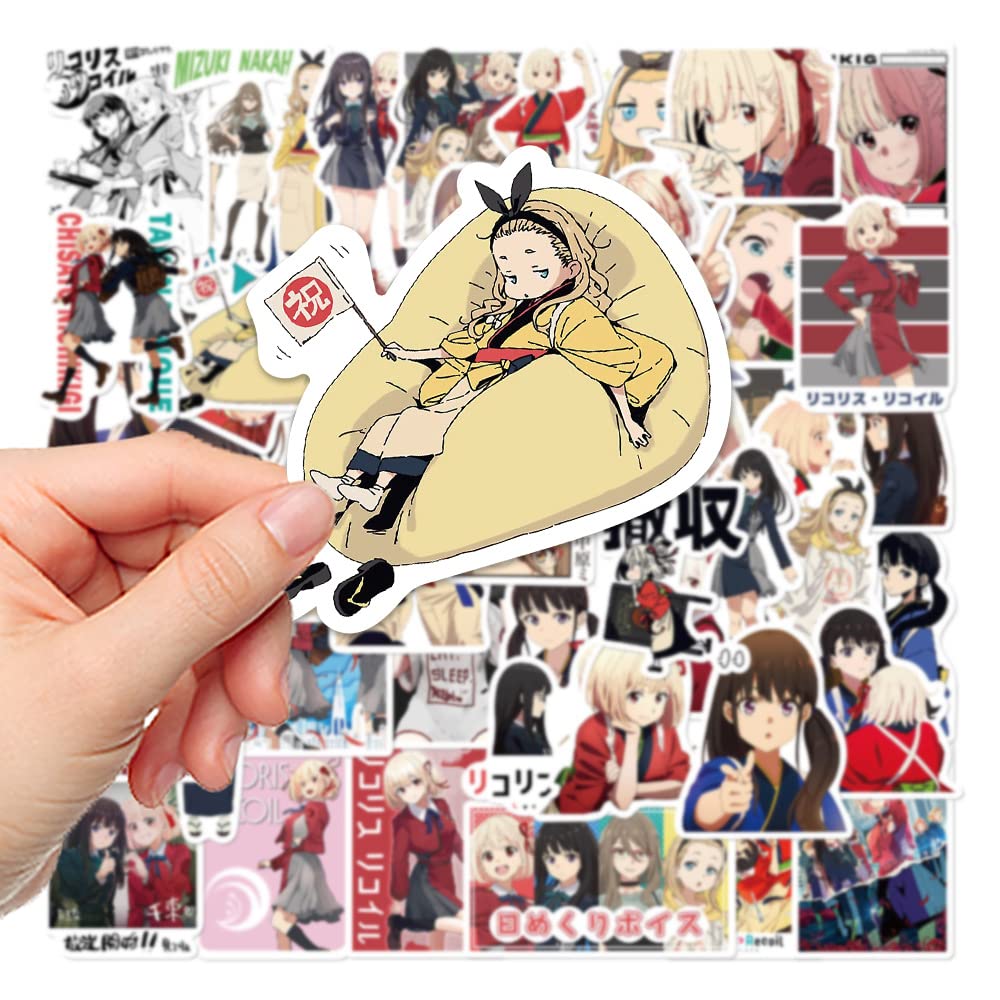 メリゴ ステッカー ３枚セット Amazon.co.jp: 100枚入り Lycoris Recoil リコリス・リコイル