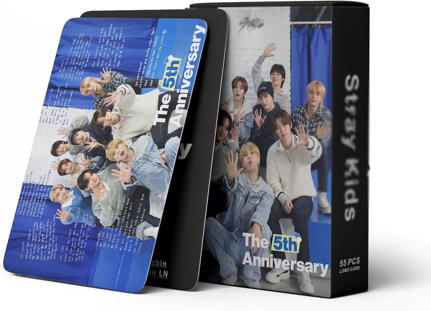 Careflection Kpop Stray kids 5th Anniversary Laminated lomocards