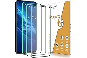 Kesuwe OnePlus 5T Screen Protector Tempered Glass – 3-Pack HD Clear with 9H Hardness