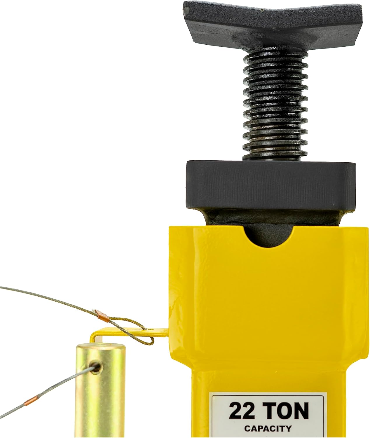 ESCO 22 Ton Heavy Duty Jack Support Stands with Threaded Adjustable Post, 1 Pair