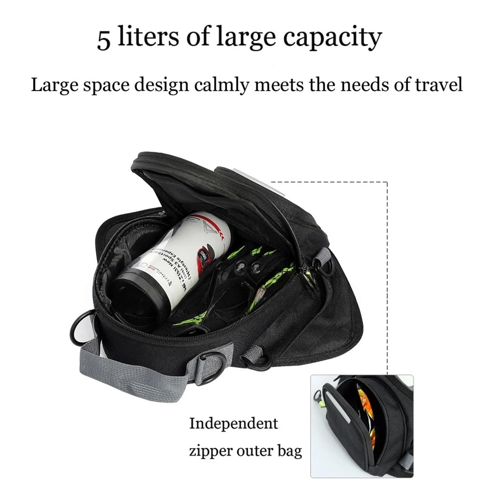 Bolsa Moto Seguridad para Tenere 700 Mochila Magnética para Motocicleta World Raid De Navegación para Depósito Combustible Pantalla Grande