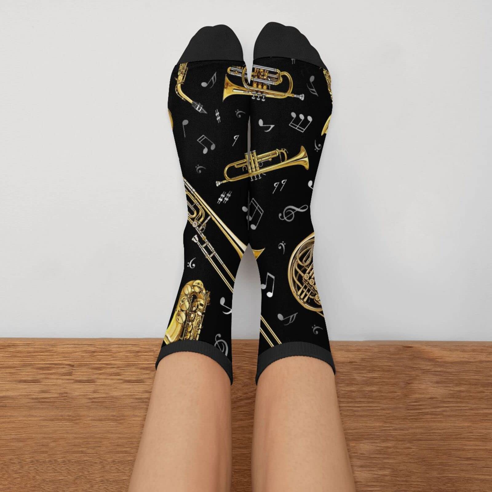 Rutuioy Men Women Funny Crazy Novelty Crew Tube Socks, Casual Athletic Sport Dress Socks