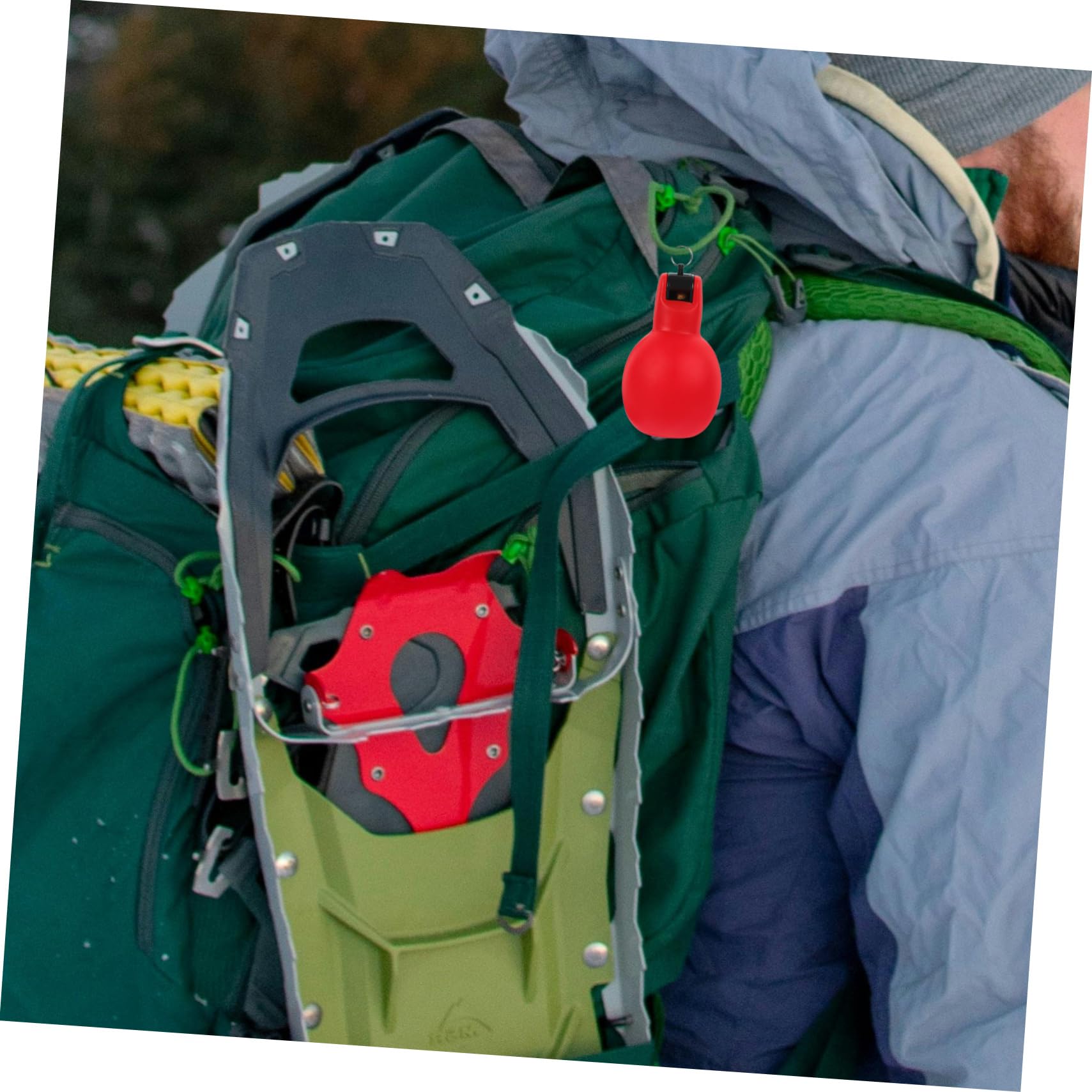 Sosoport 2st Outdoor-Pfeife Jagdpfeife Tragbare Überlebenspfeife Pfeife Für Draußen Pfeife Für Camping Pfeife Für Den Notfall Im Freien Multifunktions-quetschpfeife Notfallpfeife Rot PVC
