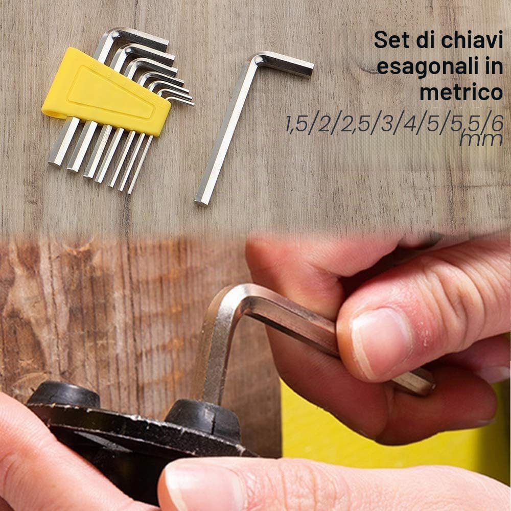 DOWELL Set di 24 Pezzi di Utensili per Casa, Kit di Utensili a Mano per Riparazioni Domestiche con Borsa Portautensili Portatile