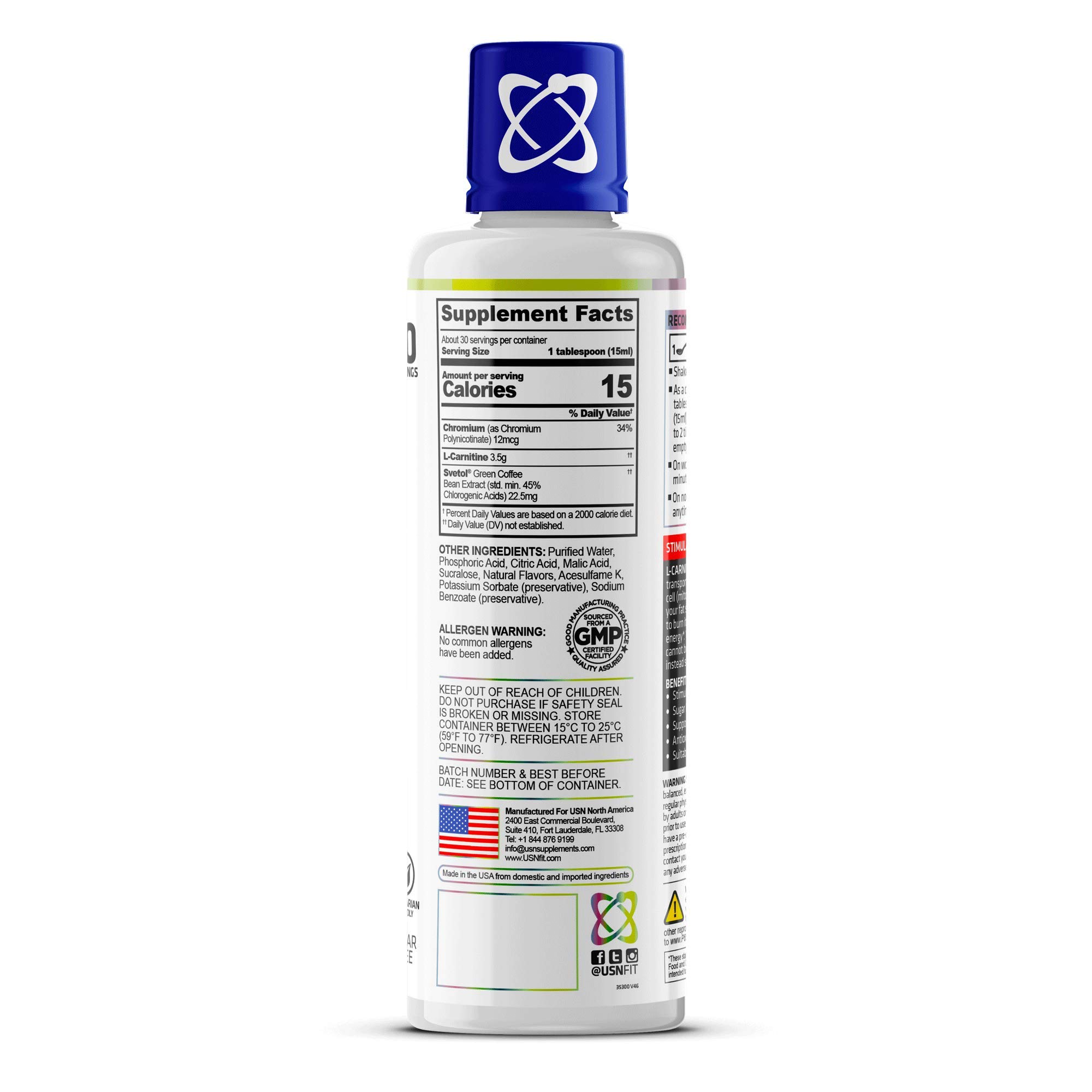 USN Supplements L-Carnicut 3500, Peach & Mango, 15.22 Fl Oz: Buy Online at  Best Price in UAE