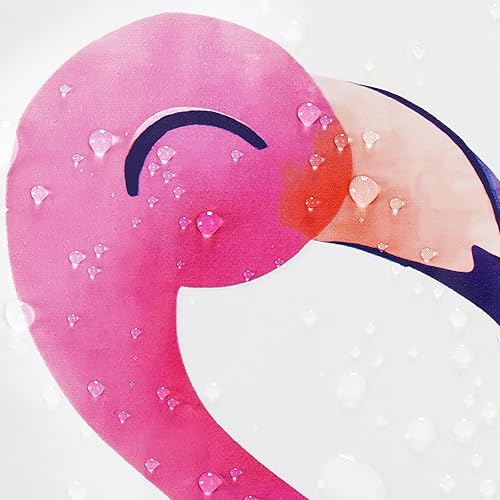 Miniatura 10 de WERNNSAI Mantel de flamenco  1 mantel Luau de 108 x 54 pulgadas, decoración de fiesta de flamencos, cubierta tropical hawaiana para niños y niñas,