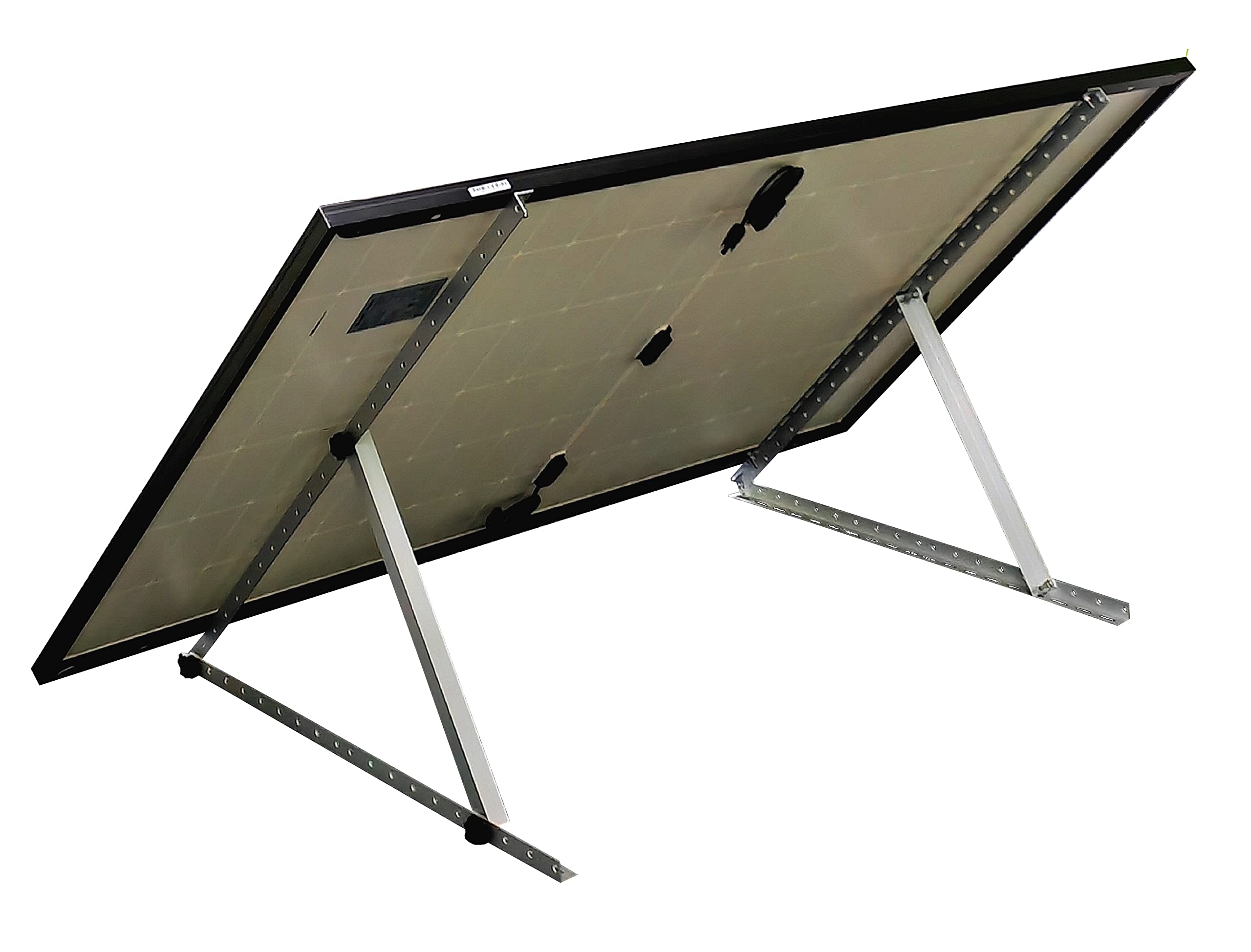 Trango 4er Set Solar-Halterung – Verstellbar 10–60°, Alu, Für Flachdach, Wand, Boden, Boot