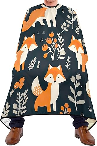 Miniatura 2 de Rose Quartz Marble Print with Foiled Gold Foil Hair Dye Cape, Protective Cape, Haircut Bib Men