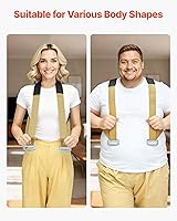 Vista 4 de VEVOR - Correas de mudanza, sistema de elevación para 2 personas con 2 correas de arnés, 2 de carga y 1 manual, correas ajustables para elevar