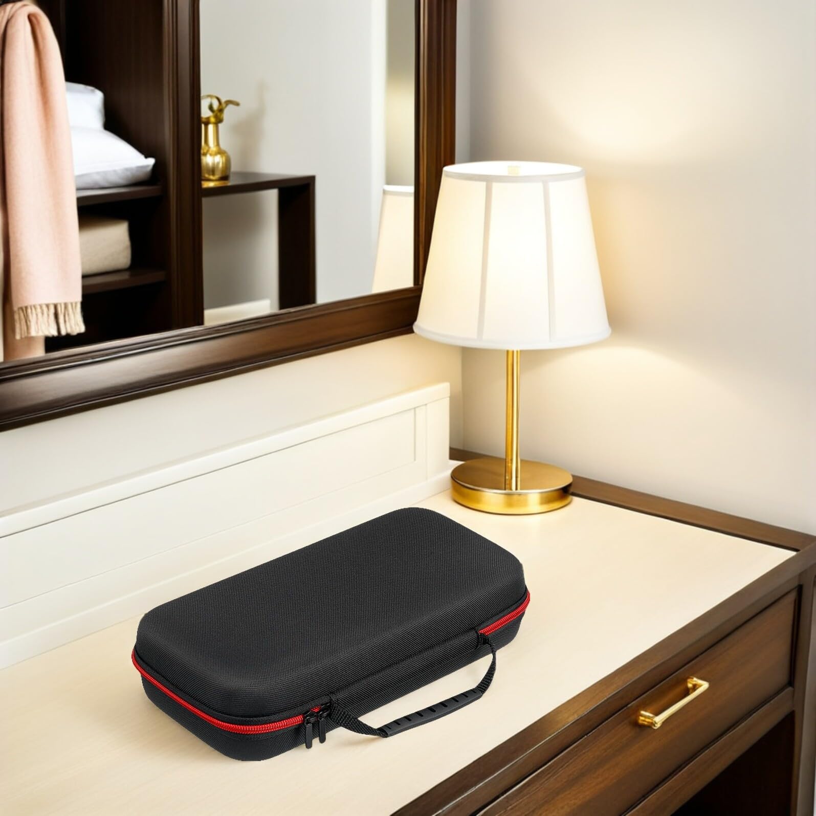 Ipetboom 3pezzi Custodia per Microfono Eva Scatola Organizer Portatile con Spugna per Doppio Microfono Protezione Antiurto per Riporre e Trasportare Accessori da Ktv e Concerti