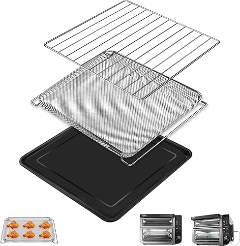 Miniatura 8 de GWY Accesorios 3 en 1 para freidora de aire Ninja Foodi 8 en 1 SP101 Horno digital de encimera, 13.4 x 13.4 pulgadas, accesorios para freidora de