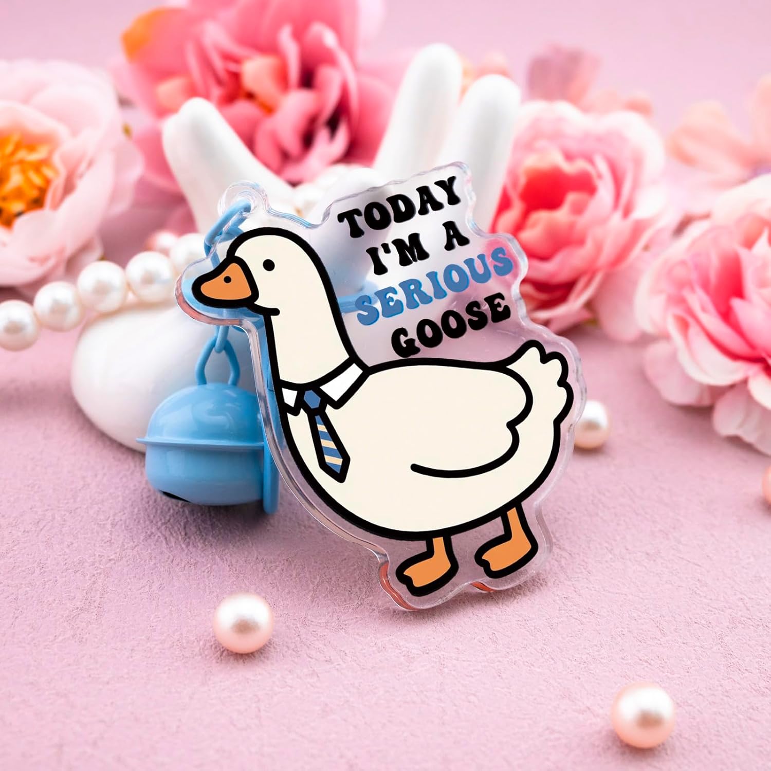 Silly Goose Decor Geese Keychain One Silly Goose Birthday Decorations Gag Gifts For Women Men Friends Funny Coworker Gifts For Birthday Christmas - Image 4