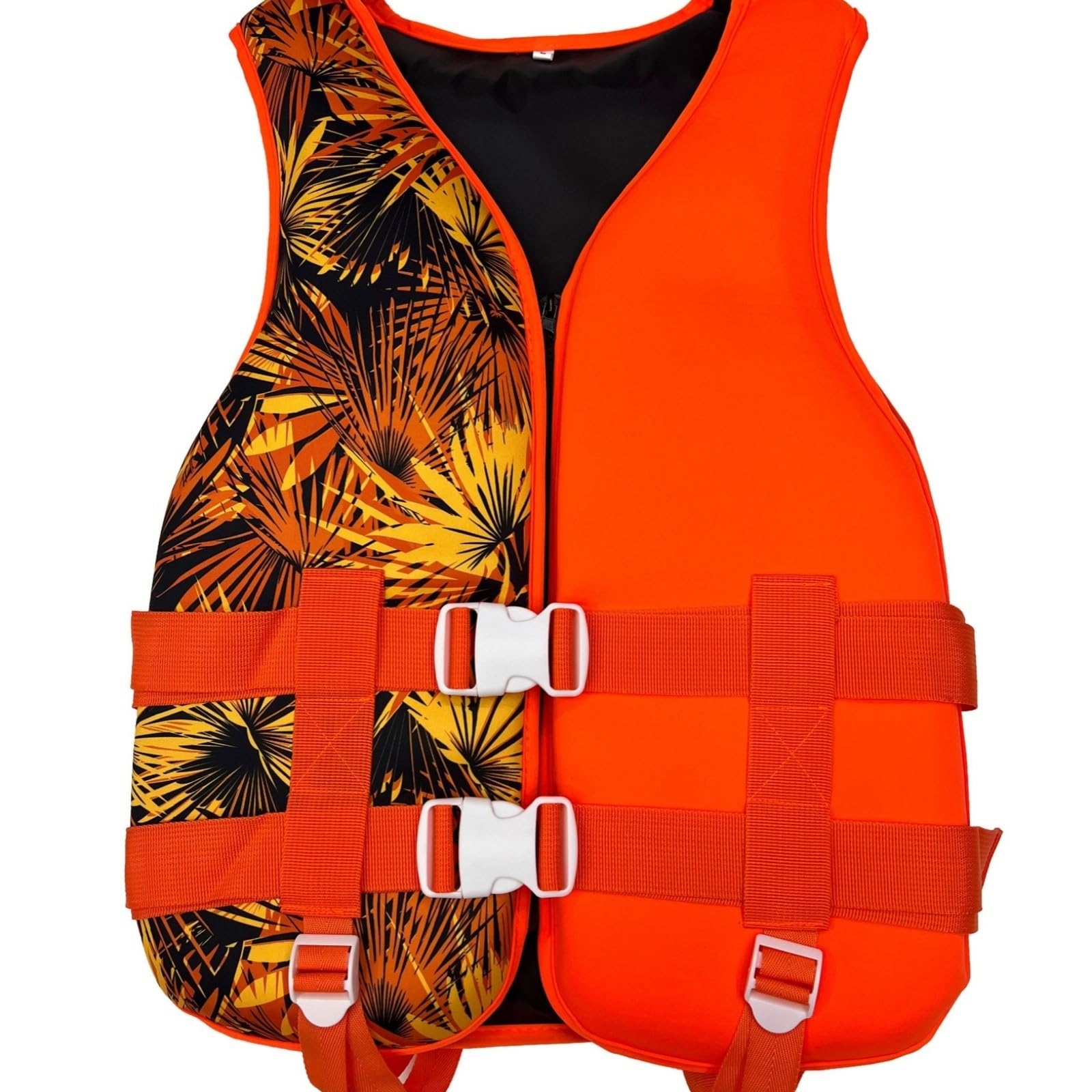 Swim Vest Swim-Jacket- Kids Swimming Training Swimsuit Waistcoat with Adjustable Safety Straps for Child，Boys Girls Aged 2-9 Years, Perfect for Pool and Swimming Lesson Orange