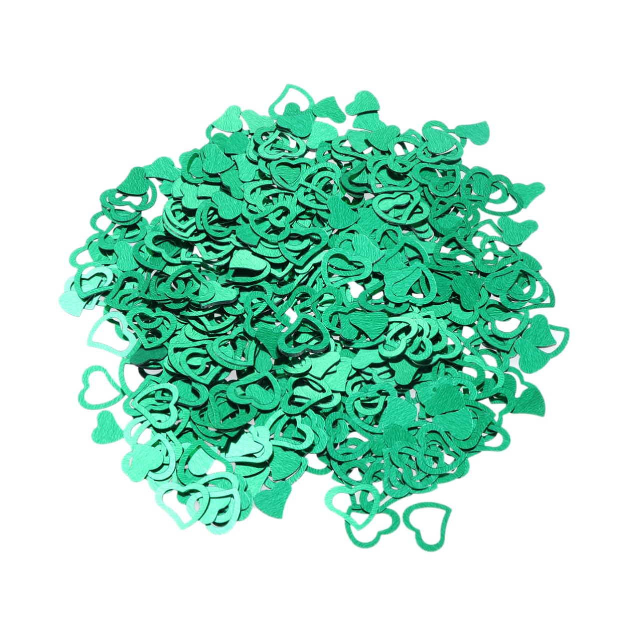 TOPBATHY 9000pezzi Confetti Cuore Verde Per Matrimonio e Compleanno Di Decorazioni Da Tavolo Per Feste e Eventi Romantici Senza Glitter Che Cade Per Inviti e Regali