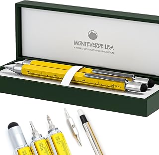 ONE TOUCH TOOL SET BALLPOINT PEN WITH STYLUS YELLOW + TOOL PENCIL YELLOW