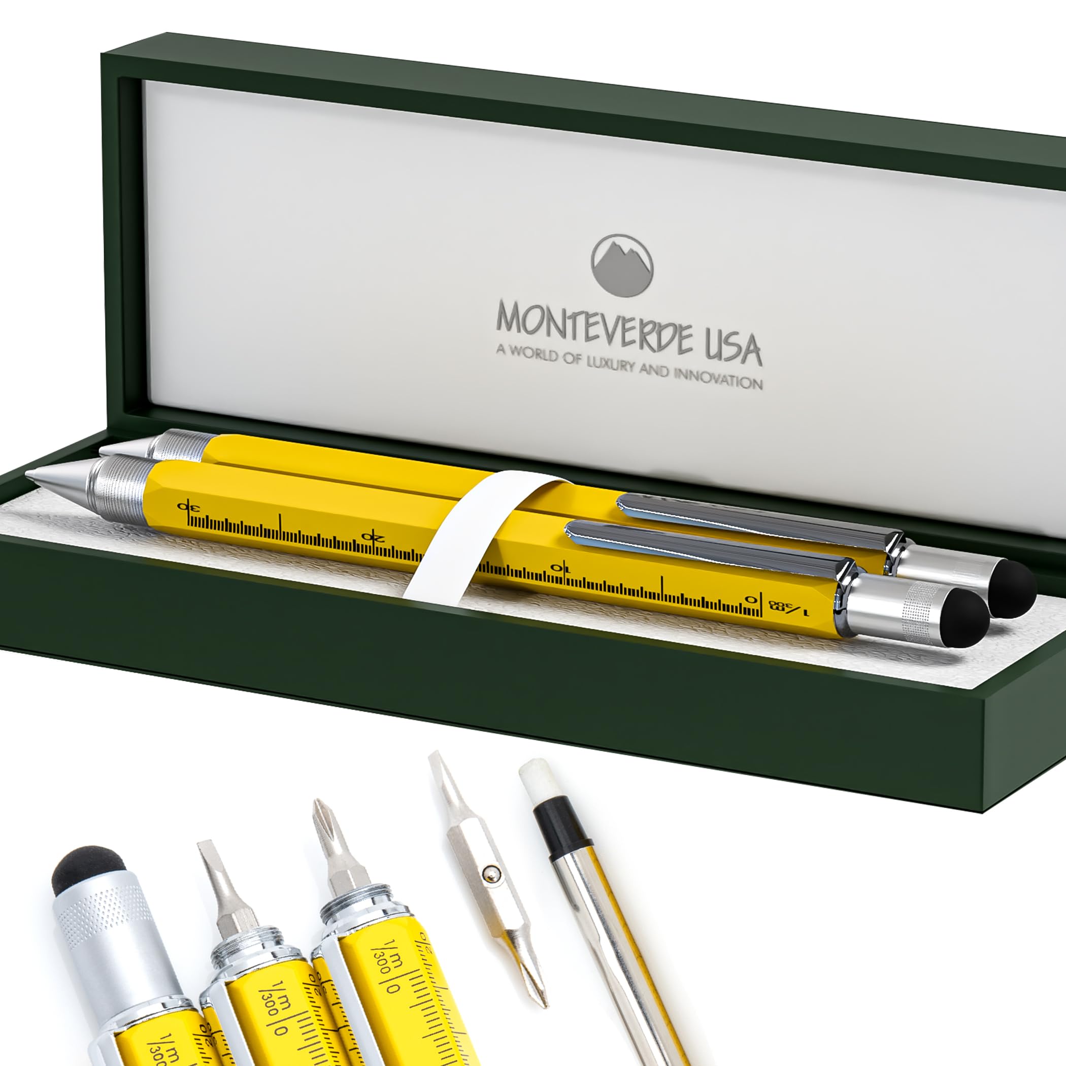 Monteverde One Touch Tool stylo multifonction et crayon jaune