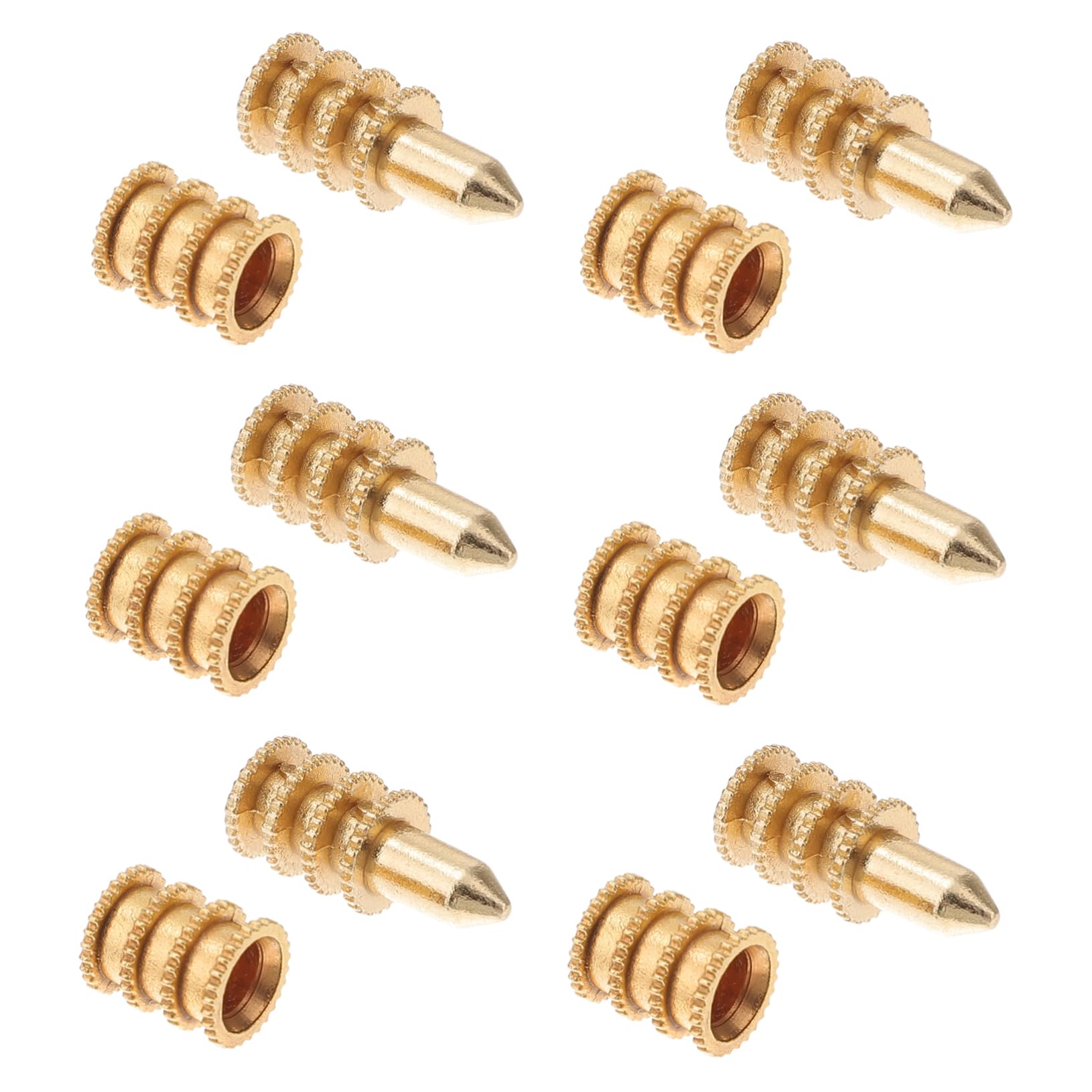 OUNONA 20pcs Copper Sets Table Leaf Pin Dowel Aligner Positioning Rod ...