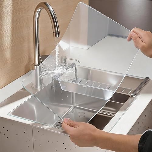 Miniatura 6 de Clear Plastic Placemats Set of 4 - Vinyl Table Protector for Dining, Kitchen, Office, Painting Table, Shelves - Heat Resistant, Crystal Clear,