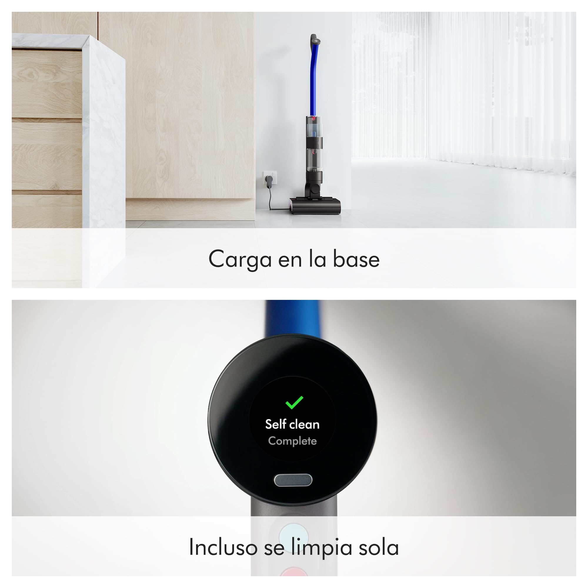 Dyson WashG1™ Limpiador húmedo para Suelos Duros – Limpieza húmeda Potente, Negro/Azul
