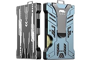 furid Minimalist Wallet for Men | Slim Tactical Wallet with Money Clip