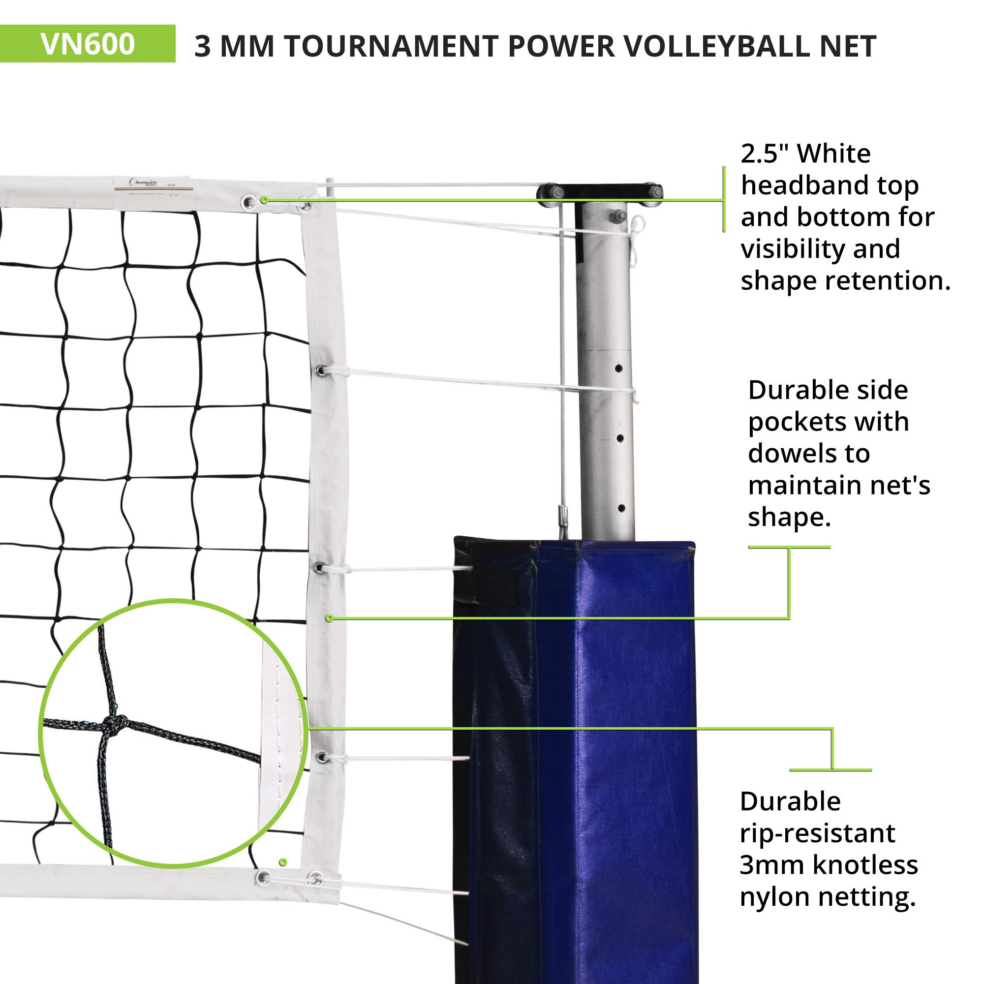 Buy Champion Sports Official Tournament and Olympic Sized Volleyball