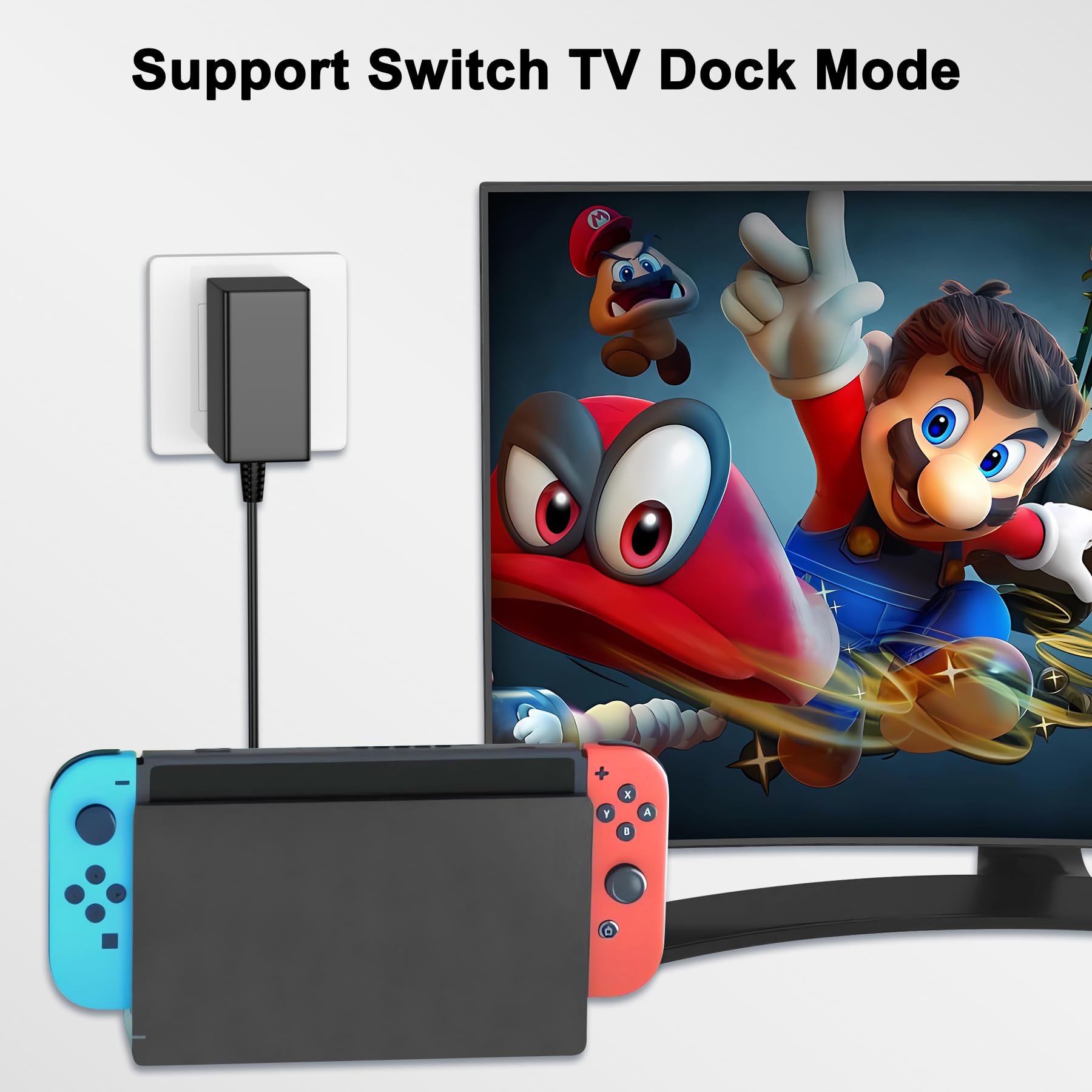 Amazon.com: Charger for Nintendo Switch AC Power Nintendo Supply