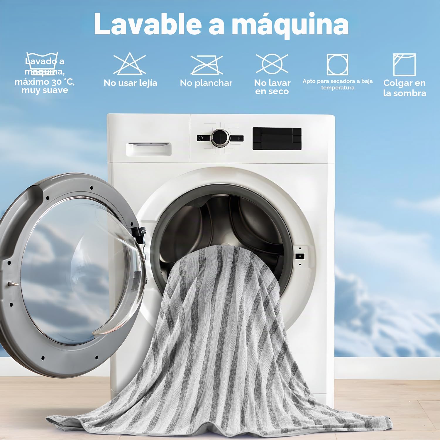 Luxear Manta Refrescante de Verano 150x200 cm, Doble Cara con Fibra de Enfriamiento Q-MAX>0,5, Manta Fría para Cama y Sofá, Suave e Hipoalergénica, Gris