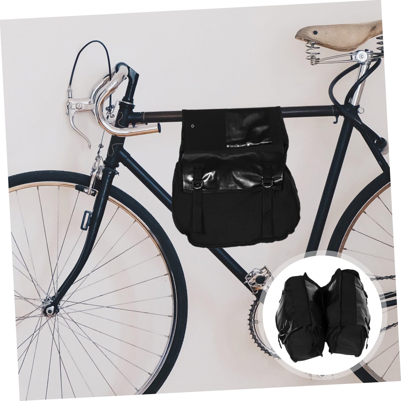 Gatuida Bolsa para Alforjas De Ciclismo Accesorios para Bicicletas De Montaña Bolsa Trasera De Gran Capacidad Compartimentos Multifuncionales para Equipo De Ciclismo para Uso Carretera y m
