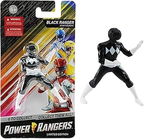 Miniatura 9 de Power Rangers - Mini figuras coleccionables de edición limitada de 2.75 pulgadas (2.8 in), amarillo, azul, rosa, rojo y verde, juego de 5 Rangers