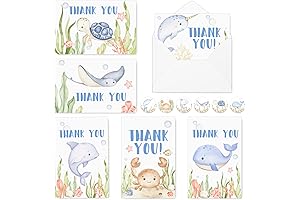Captivating Baby Shark Thank You Cards for Joyous Occasions