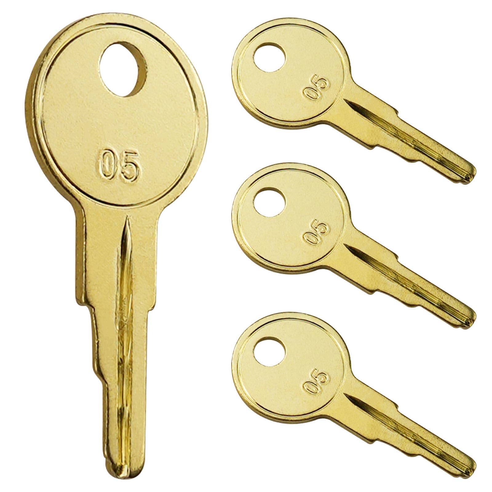 B05 Keys for Tool Chest and Cabinet Locks Fits Hus-ky Tool Box Home De-pot Hud-son De-walt Toolboxes 4 Pack