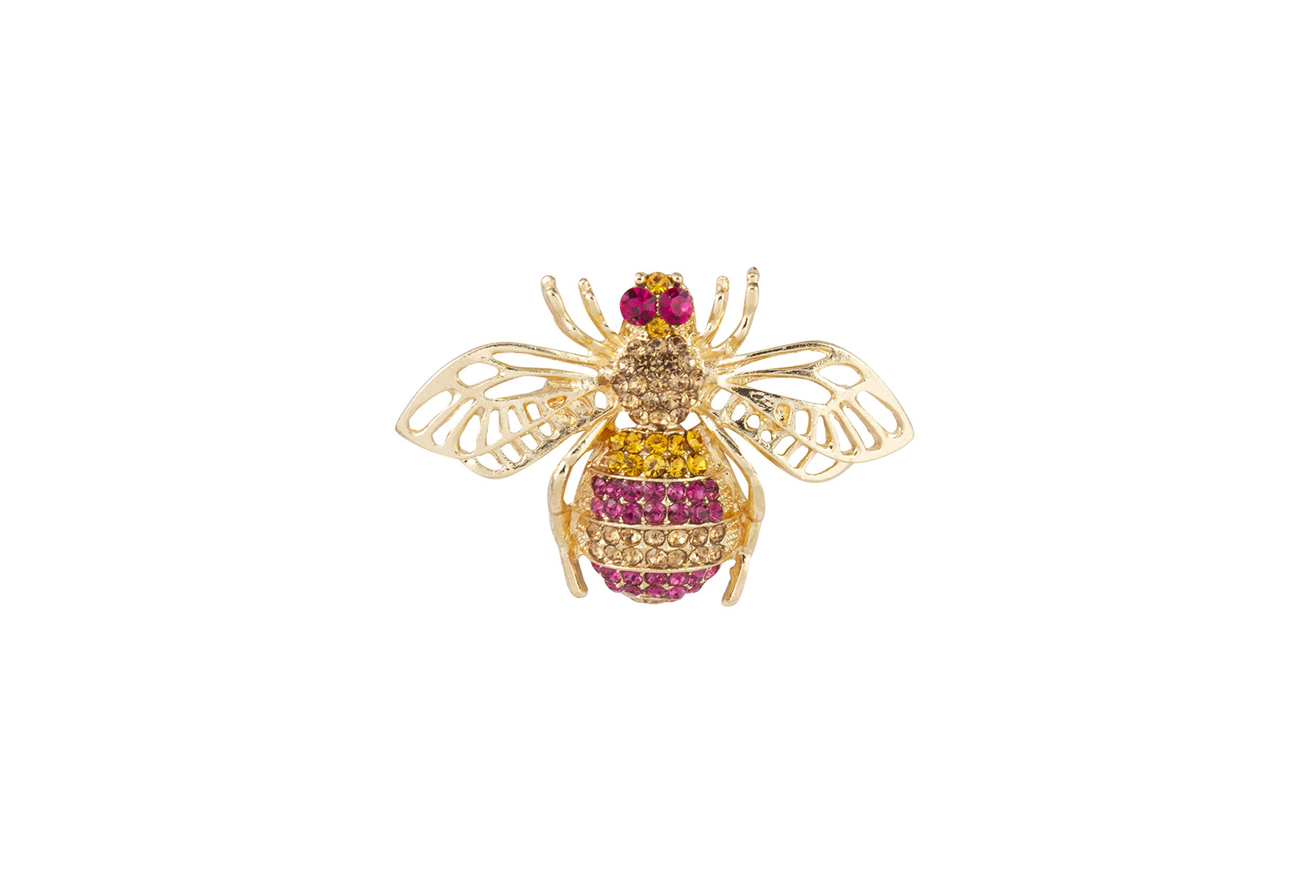 Knighthood Golden Bee with Stones Studded Lapel Pin for Men and Women (B08HH8WYK9) Amazon Price History, Amazon Price Tracker