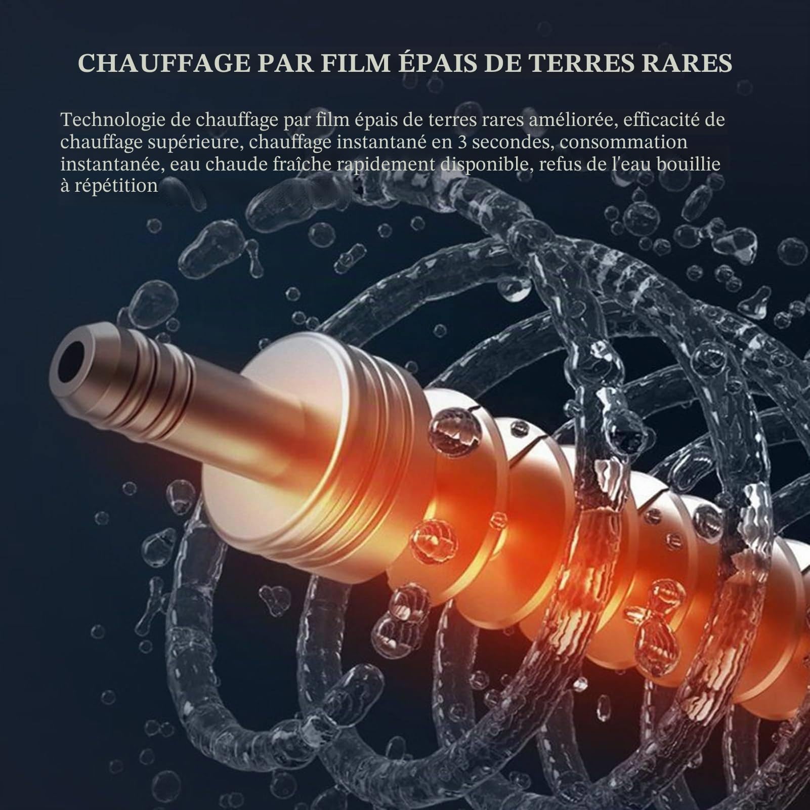 Générique Distributeur d'eau Chaude et Froide sur Secteur d'eau Et Mural Distributeur Mural alimenté Secteur de 2200 w Fontaine a Eau Autonome par Le réseau