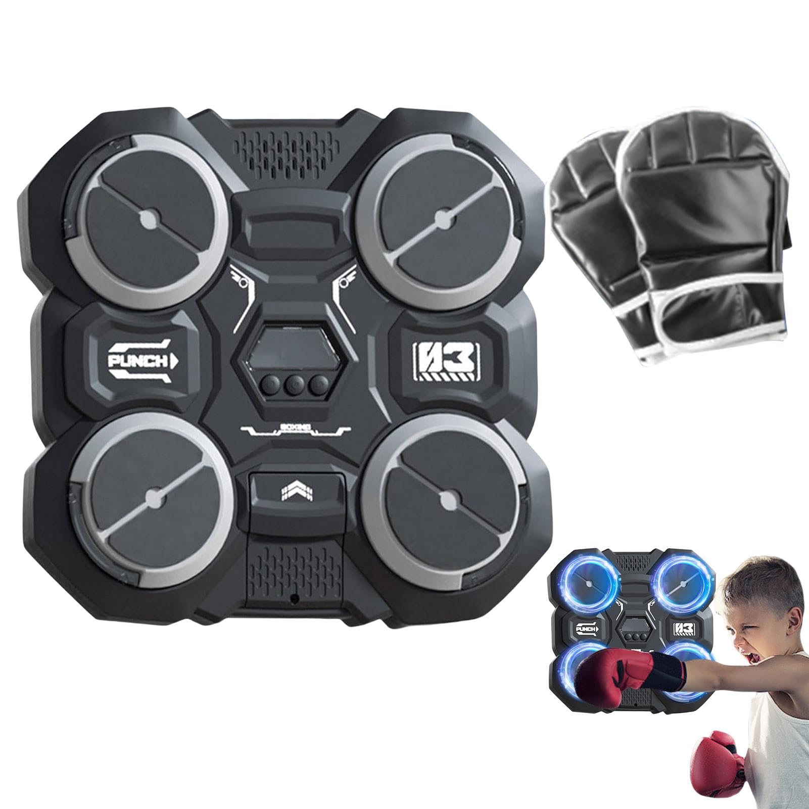 Esnowlee Musik-Boxmaschine Für Kinder - Wandmontiert Mit Licht Und Sound - Spielzeug Ab 3-8 Jahren