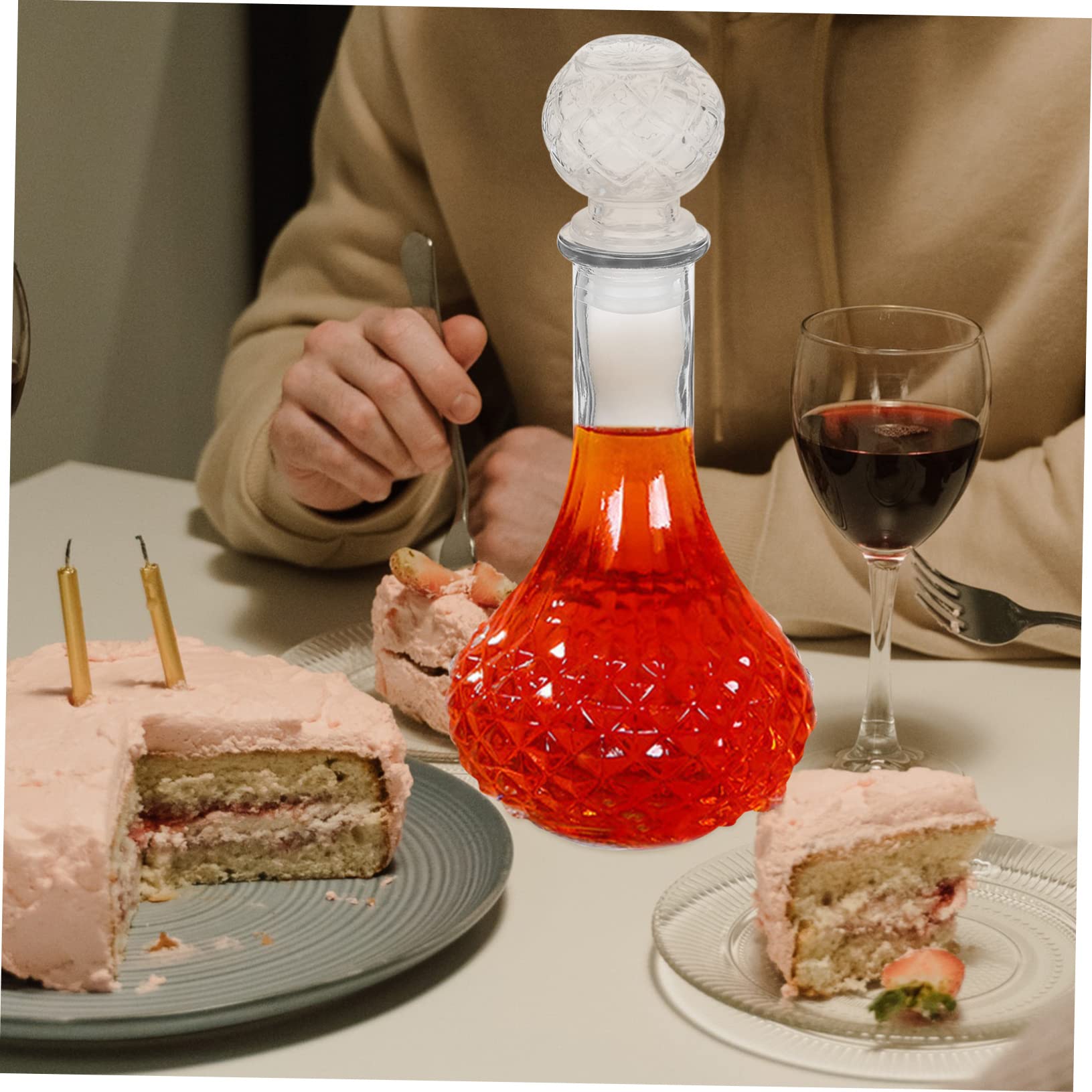 ガラスボトルワインボトルデキャンタ容器移し替えカラフェレア希少