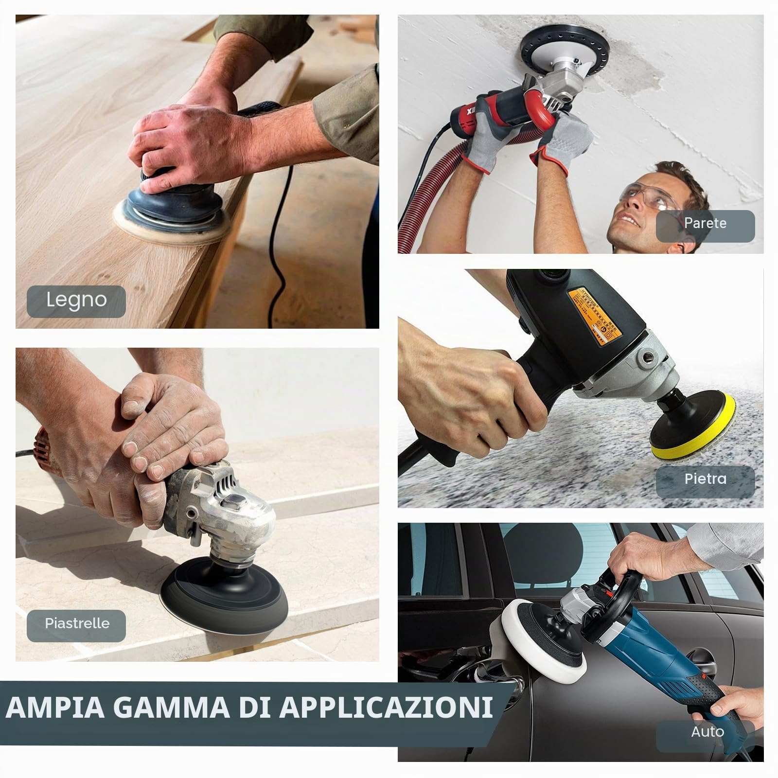 70 Pezzi Dischi Abrasivi 75mm Dischi Abrasivi Auto-Agrippanti Grana 180/240/320/400/600/800/1000/1200/1500/2000/2500/3000/4000/5000, Carta Vetrata Secca ad Acqua, per Smerigliatura Fresatura Incisione