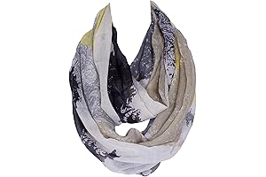Lightweight Infinity Scarves – Floral Print Unveiling Endless Style