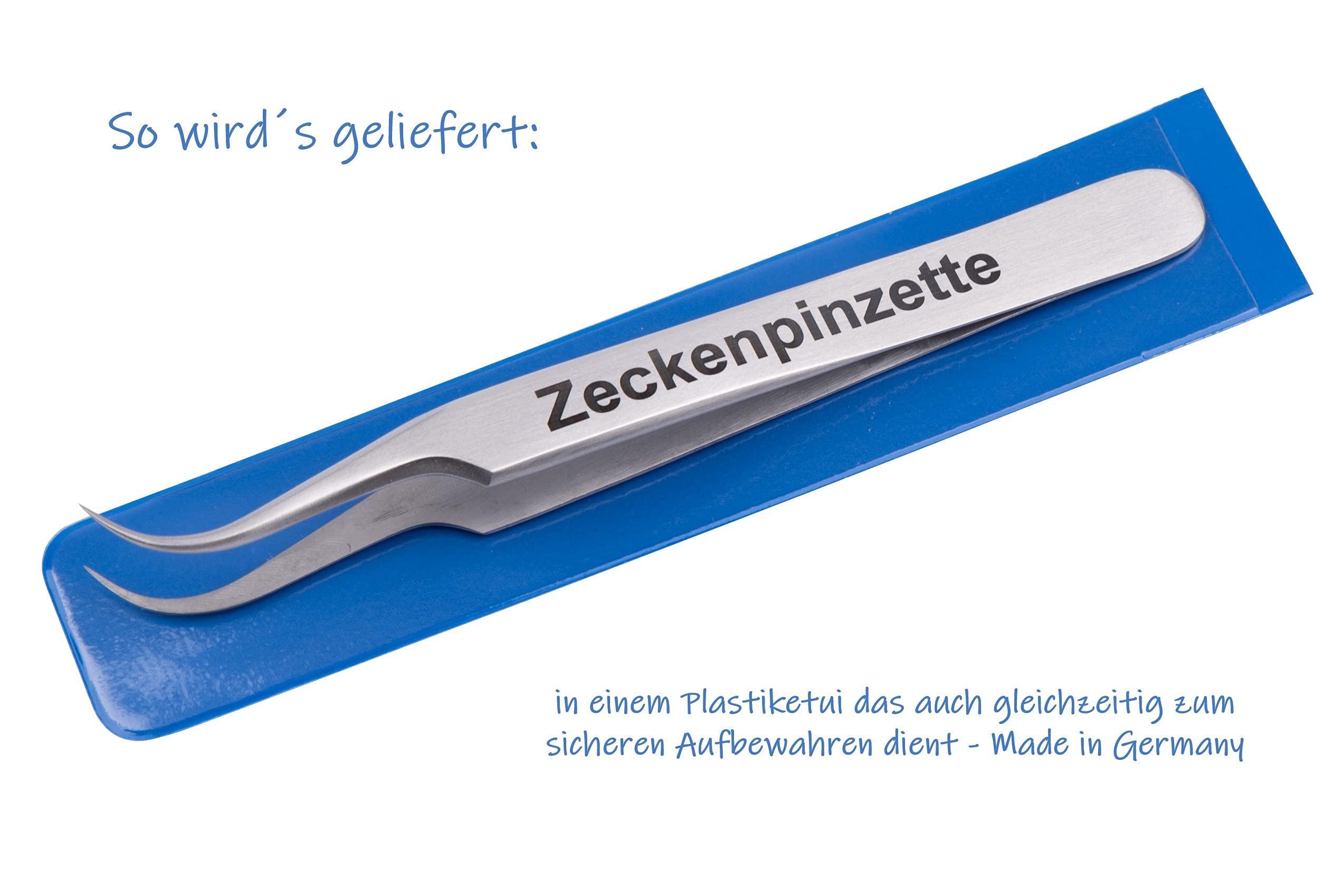 Zeckenzange Mit Lupe Splitterpinzette Mit Lupe, 3-fach-Vergrößerung, 15,95 EUR Splitterpinzette Gebogen